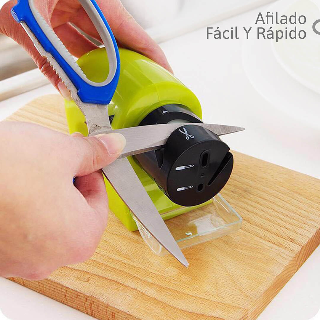 Afilador Eléctrico Multifuncional: Cuchillos, Tijeras y Más