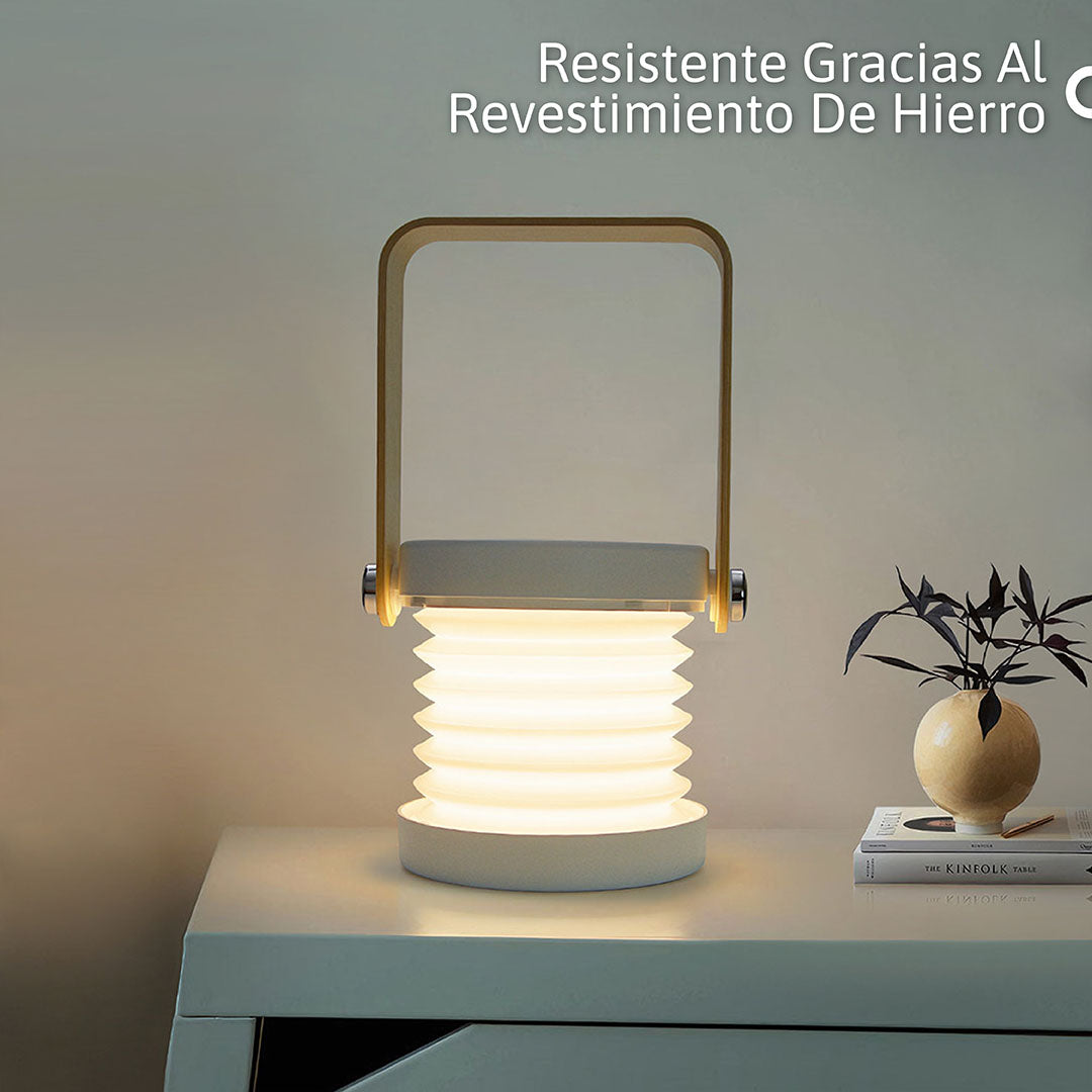 Lámpara Táctil de Acordeón: Iluminación con un Solo Toque