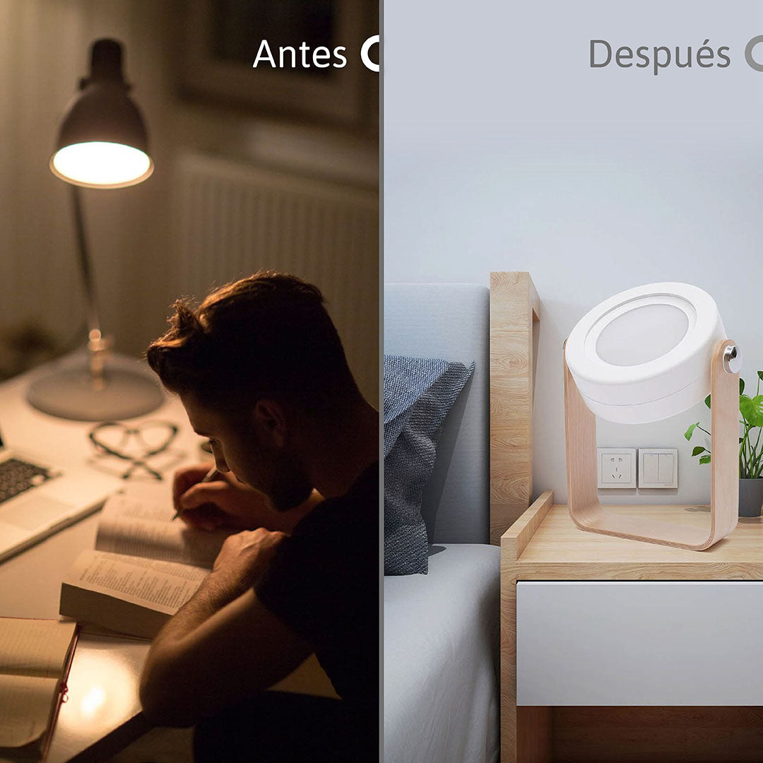 Lámpara Táctil de Acordeón: Iluminación con un Solo Toque
