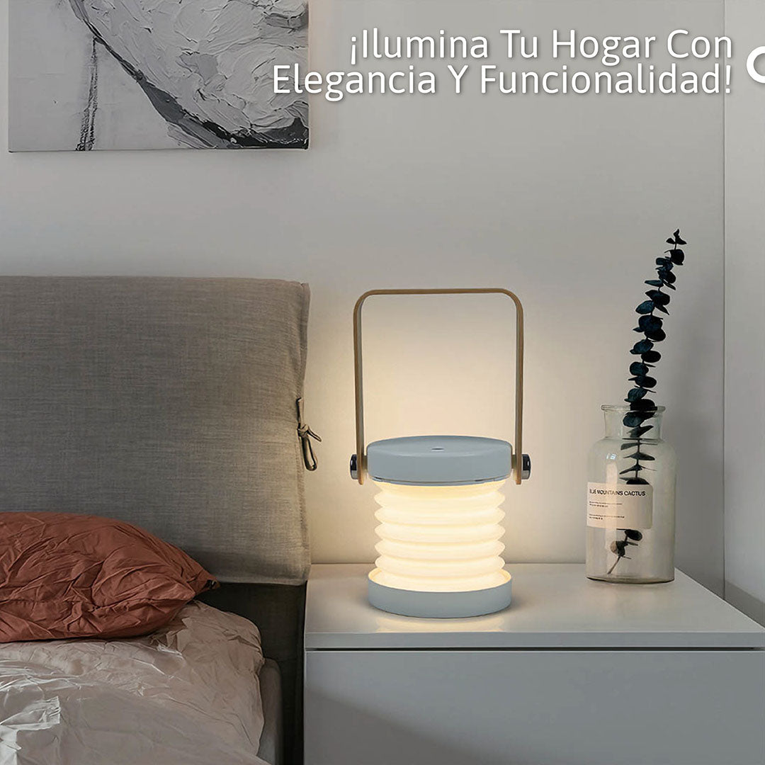 Lámpara Táctil de Acordeón: Iluminación con un Solo Toque