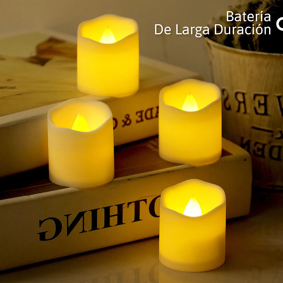 Velas x6 LED Decorativas Pequeñas: Seguras y Ecológicas