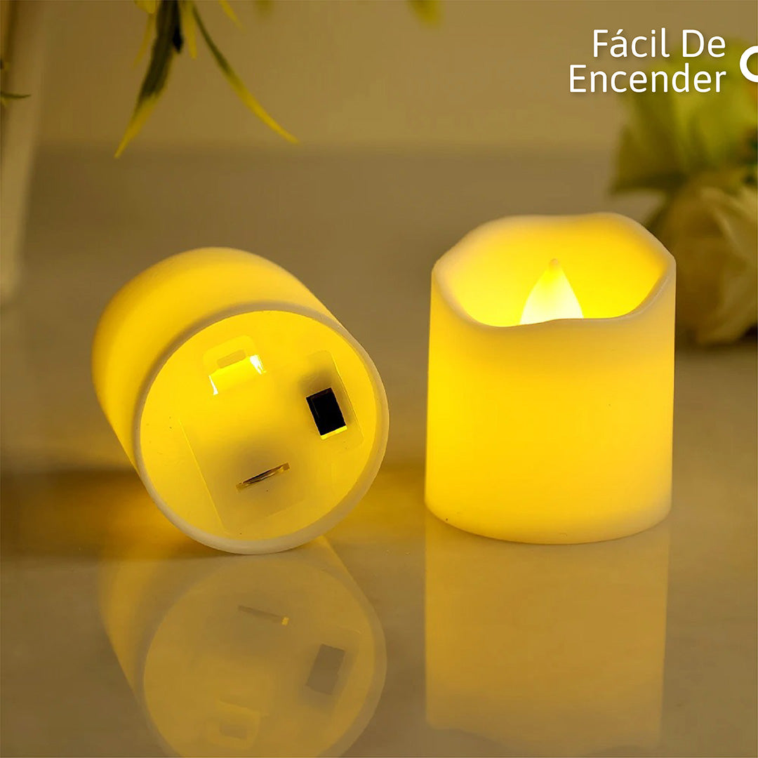 Velas x6 LED Decorativas Pequeñas: Seguras y Ecológicas