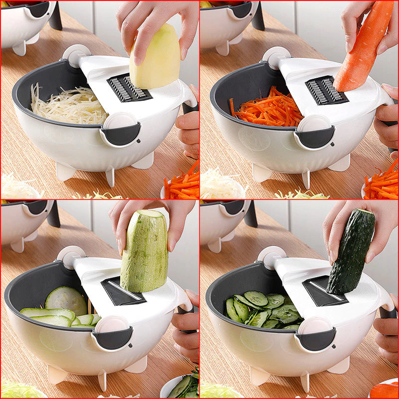 Escurridor y Cortador de Verduras