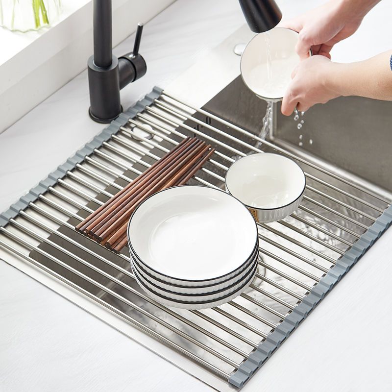 Escurridor De Platos Enrollable Multiuso