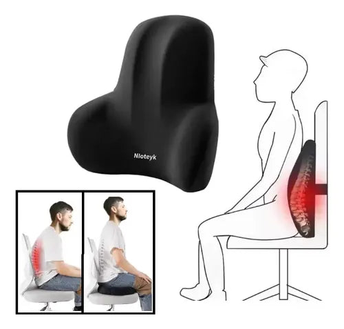 Medidas del cojín cervical y respaldo lumbar