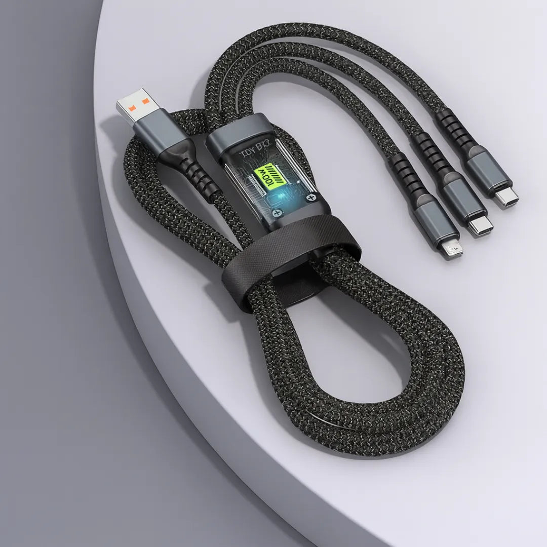 Cable de Carga Rápida 3 en 1