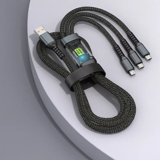Cable de Carga Rápida 3 en 1