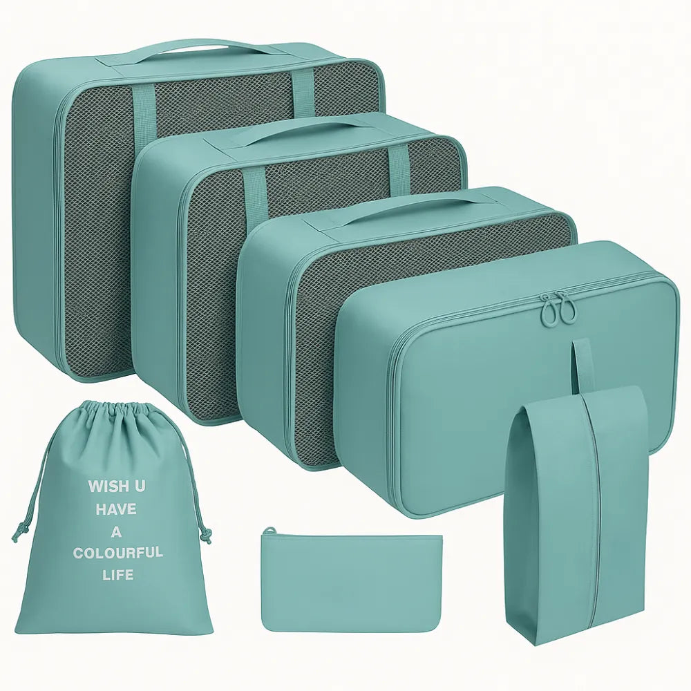 Set de Bolsas Organizadoras Para Viaje (7 Piezas)