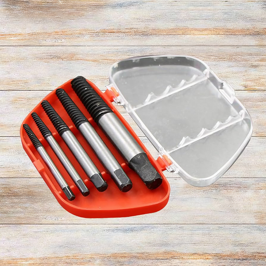 Kit Extractor De Tornillos Reventados: Extracción Precisa y Sin Complicaciones
