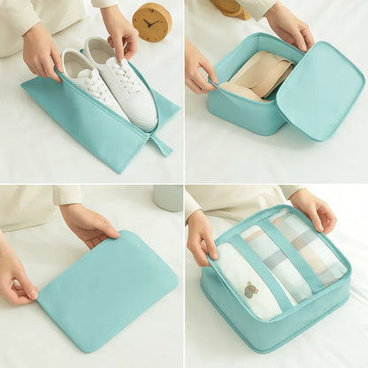 Set de Bolsas Organizadoras Para Viaje (7 Piezas)