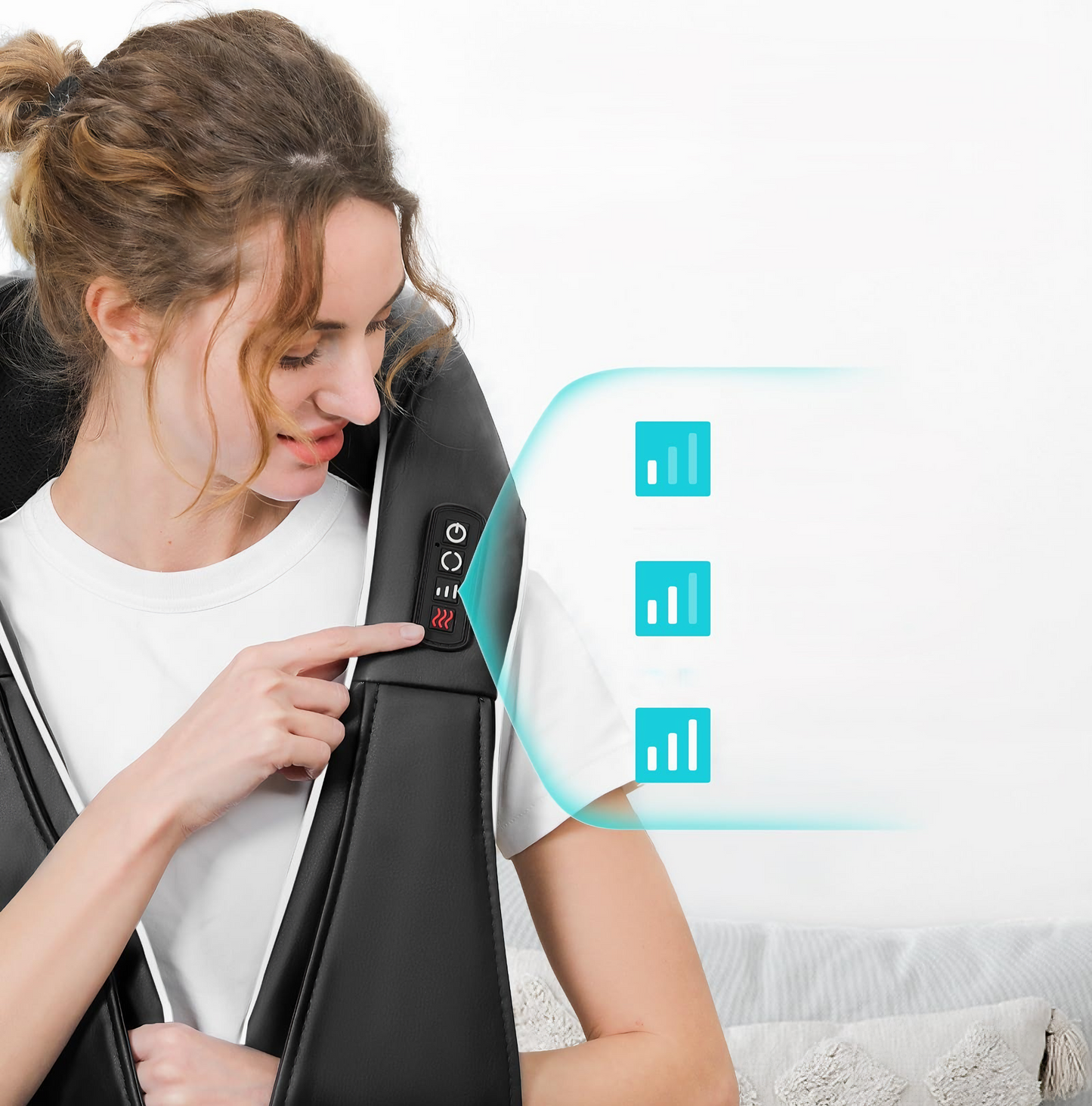 Masajeador Shiatsu de Cuello y Espalda: Bienestar Inmediato en Cualquier Lugar