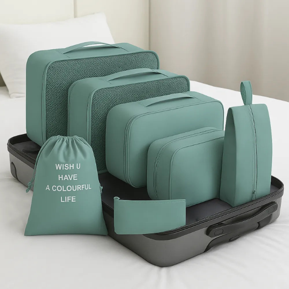 Set de Bolsas Organizadoras Para Viaje (7 Piezas)