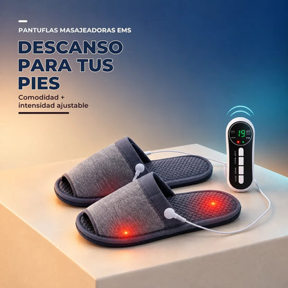 Pantuflas Masajeadoras EMS — descanso para tus pies