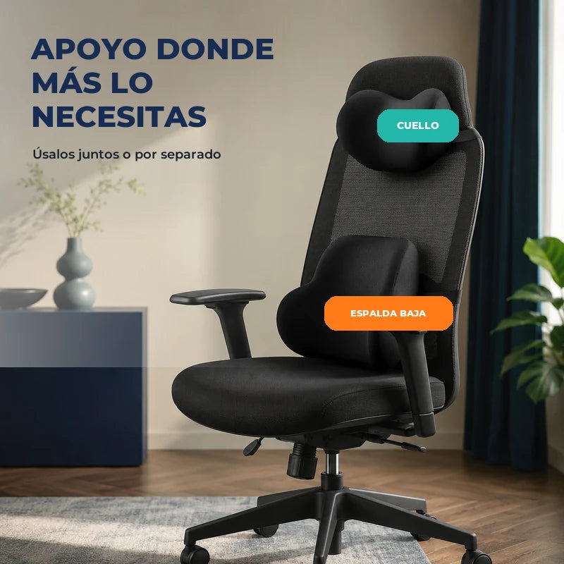 A2 — Apoyo para zona lumbar, cuello y cabeza