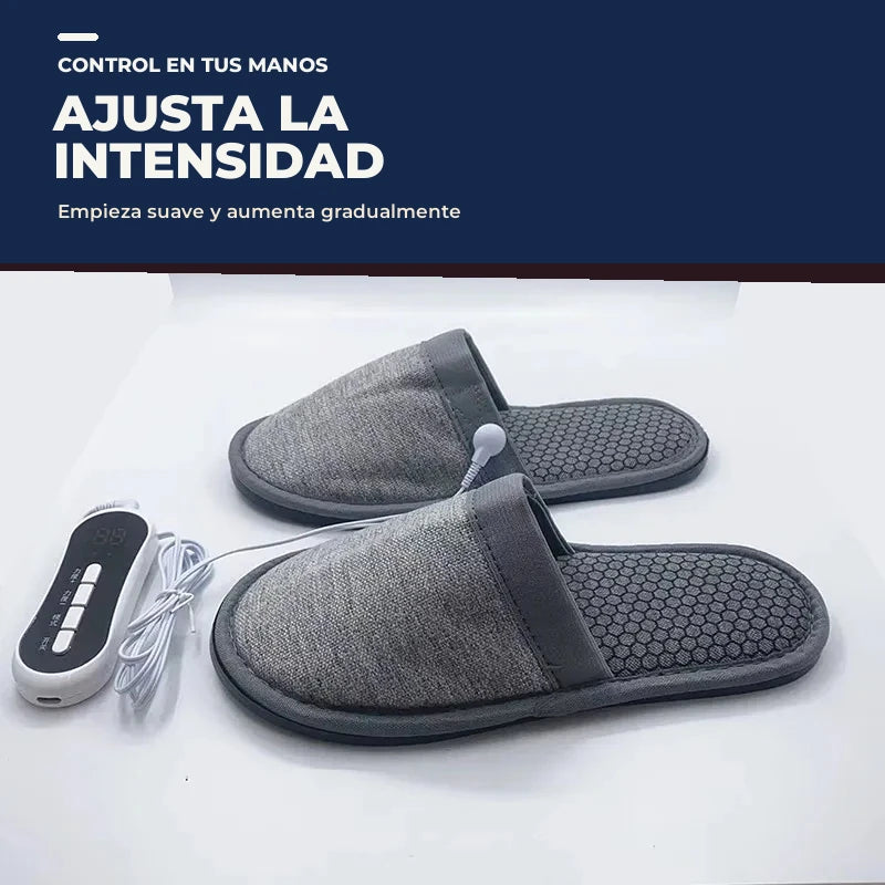 Pantuflas EMS con controlador digital y conexiones