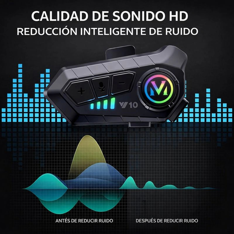 RideTalk X Auriculares Bluetooth para Casco