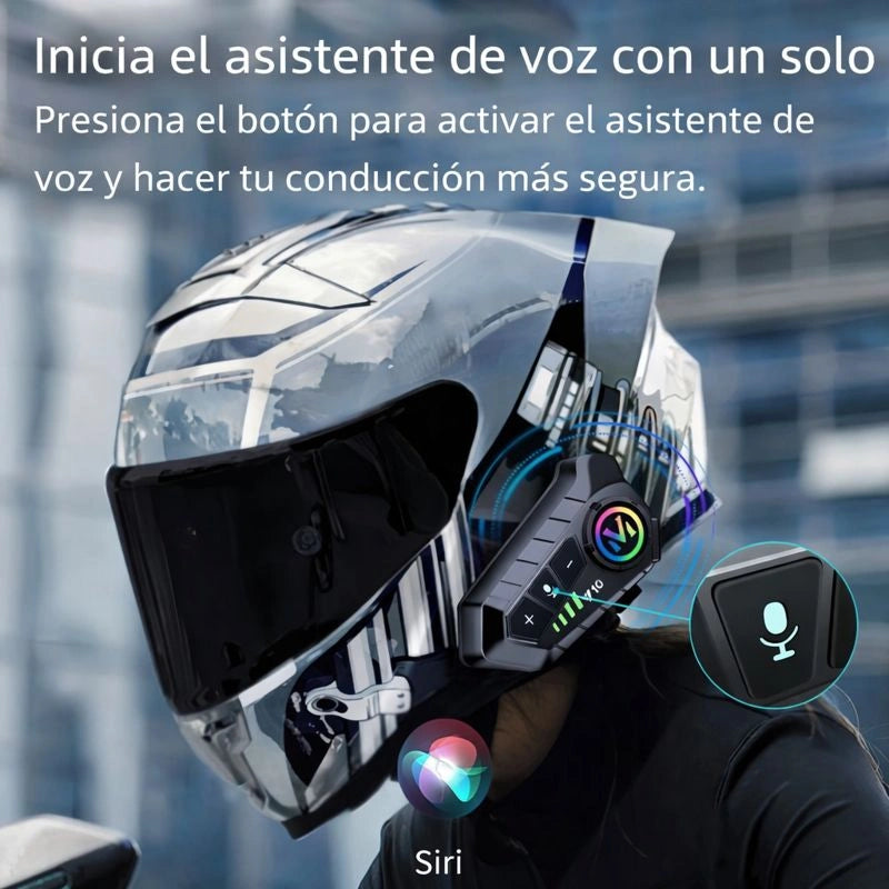 RideTalk X Auriculares Bluetooth para Casco