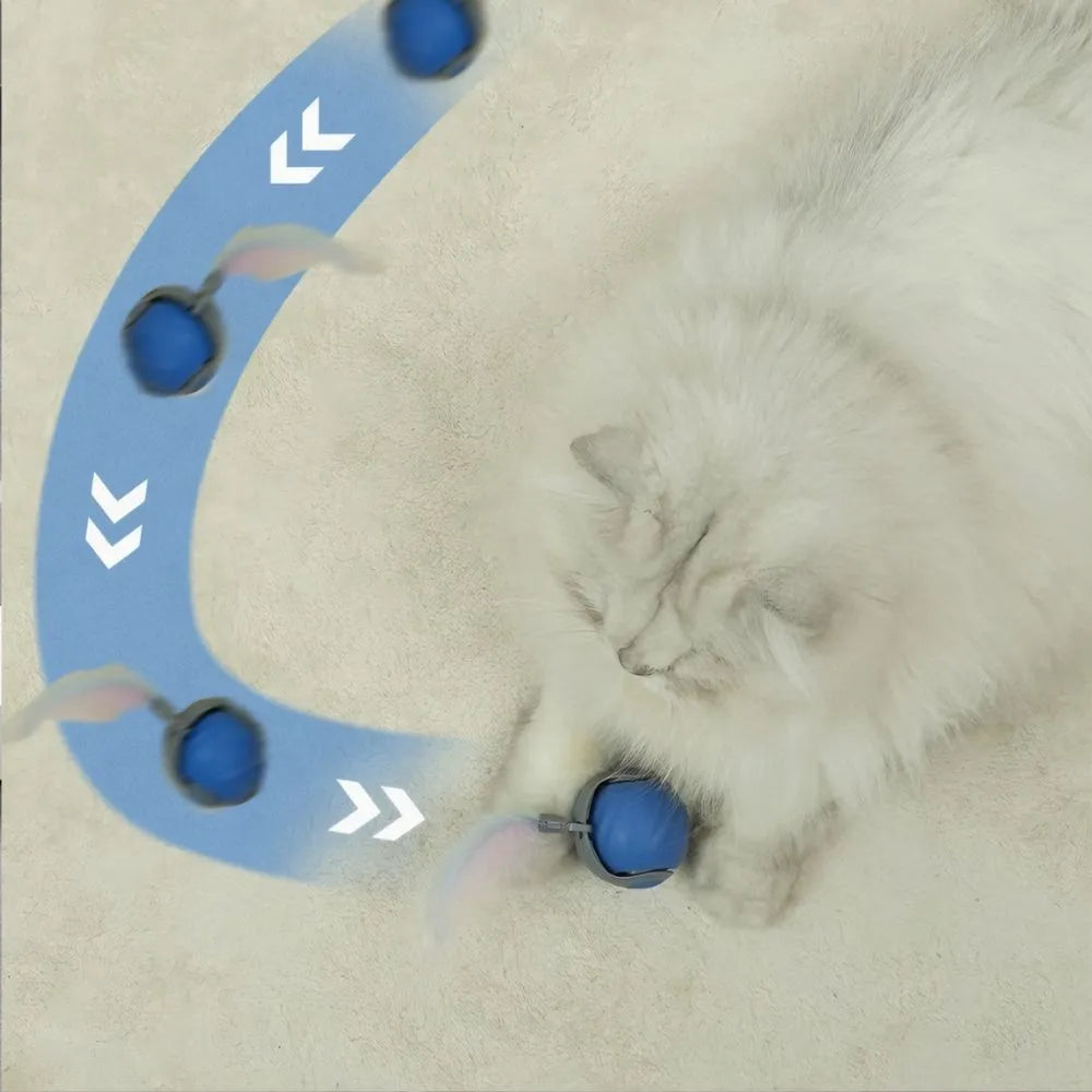Pelota Rodante Interactiva Para Gatos: Diversión Interminable e Inteligente