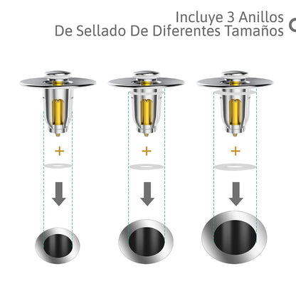 Filtro para Lavamanos Anti-Olor y Anti-Obstrucción