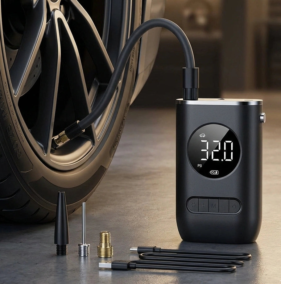 Inflador Portátil ZSX Pro Rápido