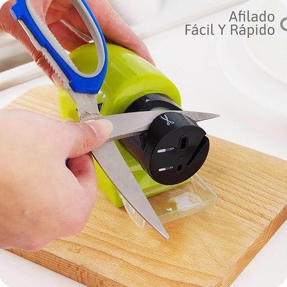 Afilador Eléctrico Multifuncional: Cuchillos, Tijeras y Más
