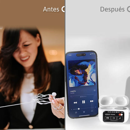 Audífonos AirPods A9 Pro: Potencia y Claridad Sin Límites