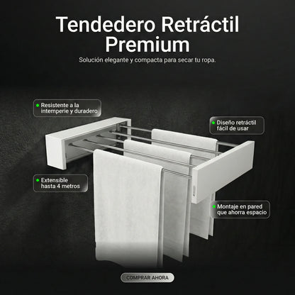Tendedero Plegable de Pared Fácil