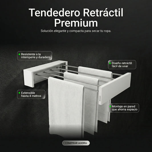 Tendedero Plegable de Pared Fácil