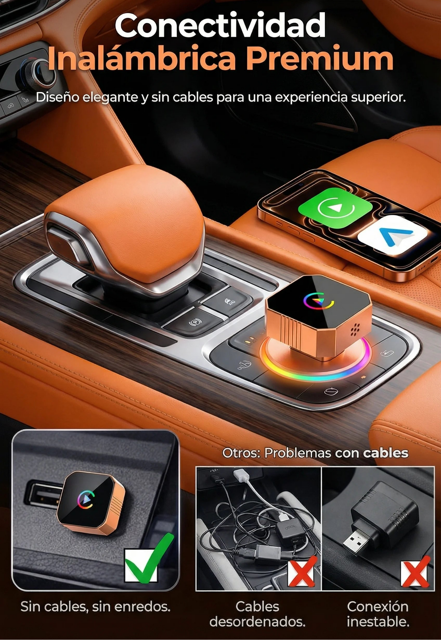 CarPlay Inalámbrico Mini Plug