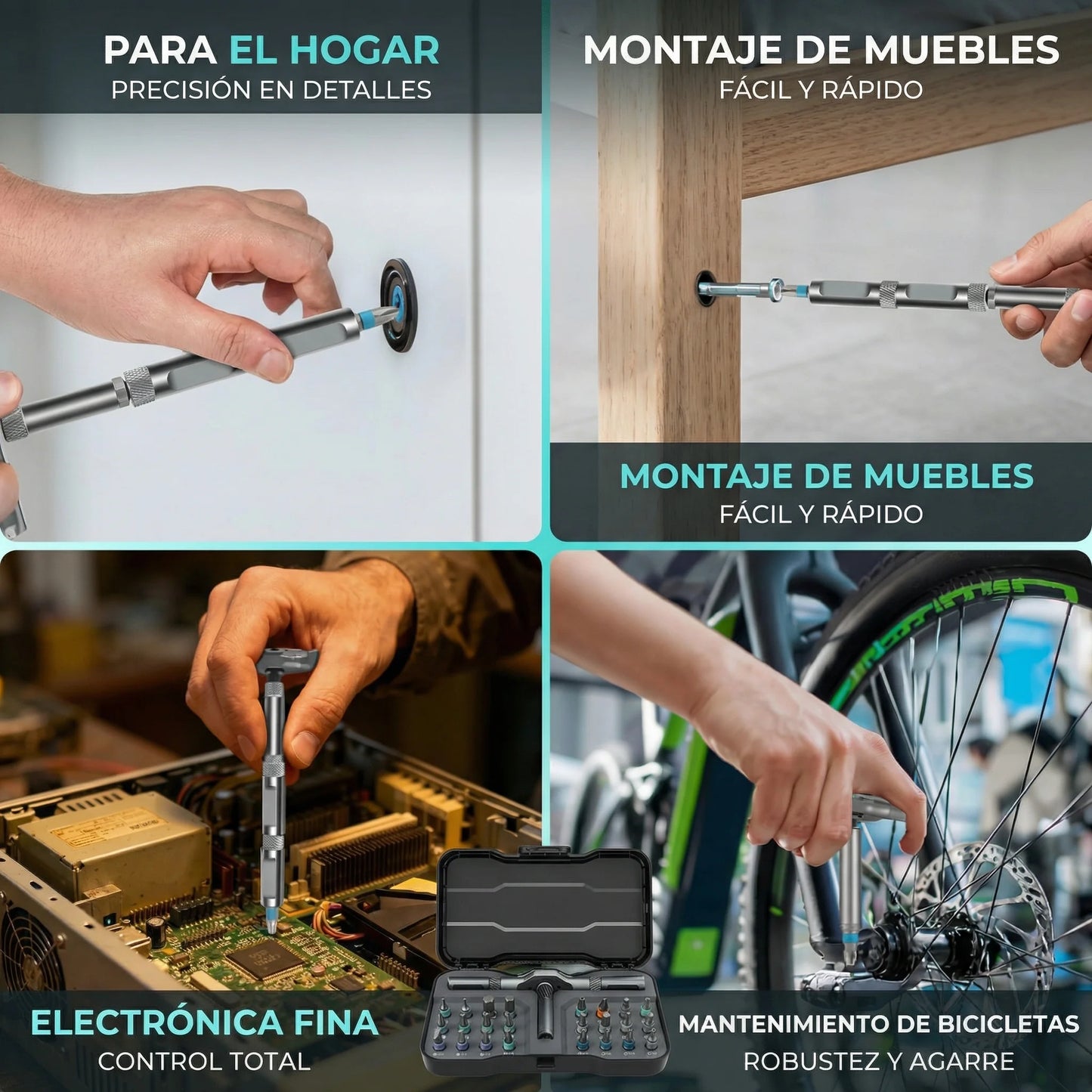 Destornillador Ratchet 24 en 1