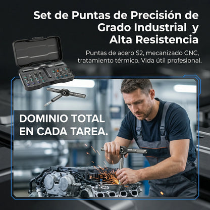 Destornillador Ratchet 24 en 1