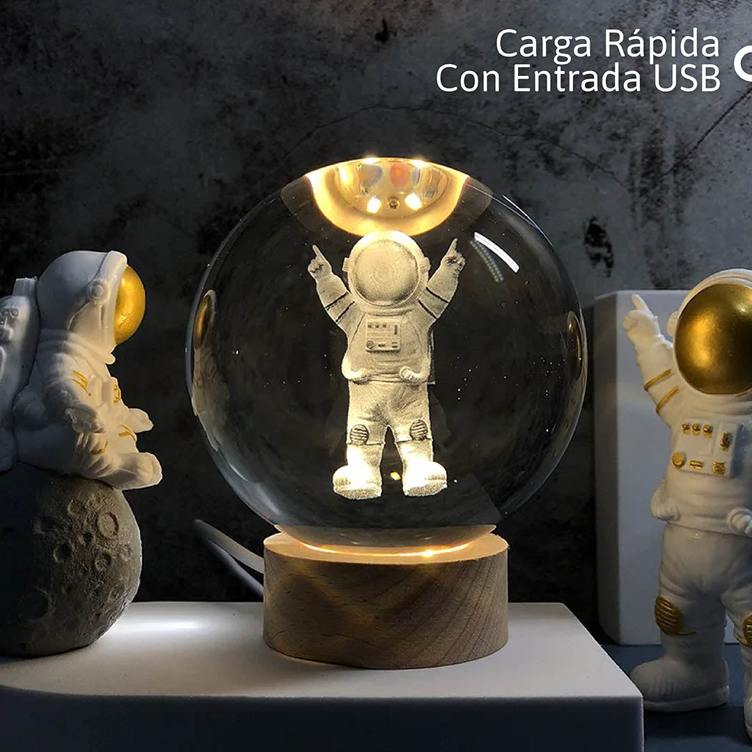 Bola de Cristal Luminosa 3D