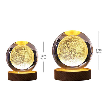 Bola de Cristal Luminosa 3D