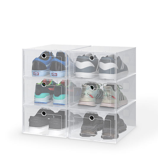 Cajones de Zapatos Apilables con Apertura Frontal: Organizador Transparente