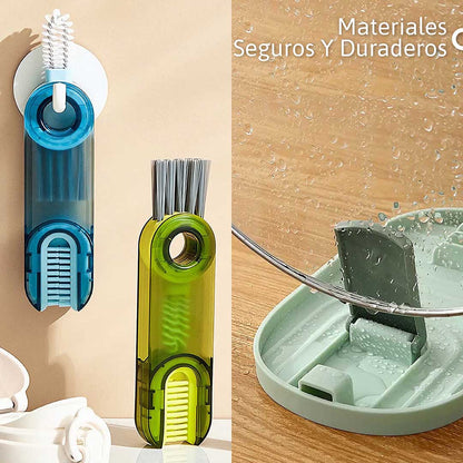 Combo de Cepillo y Base Para Elementos de Cocina