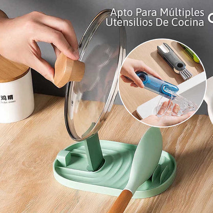 Combo de Cepillo y Base Para Elementos de Cocina