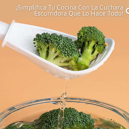 Cuchara Escurridora Multifuncional Todo en 1