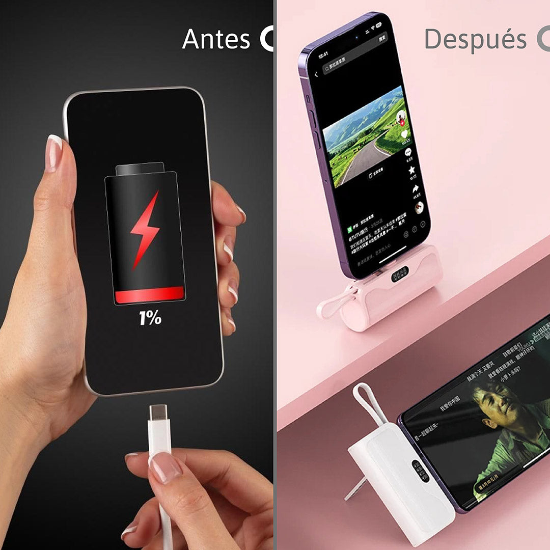 FlashCharge Mini: Carga Portátil Avanzada