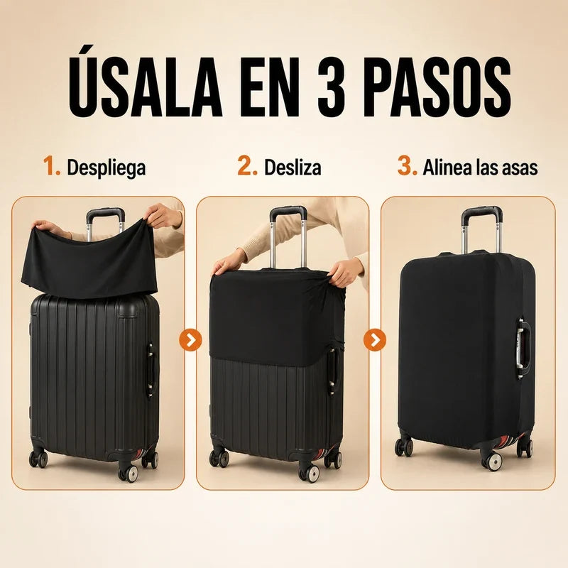 Instalación del forro protector en tres pasos