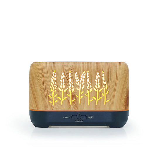 Humidificador Ultrasónico 3 en 1: Efecto de Llama y Aromaterapia