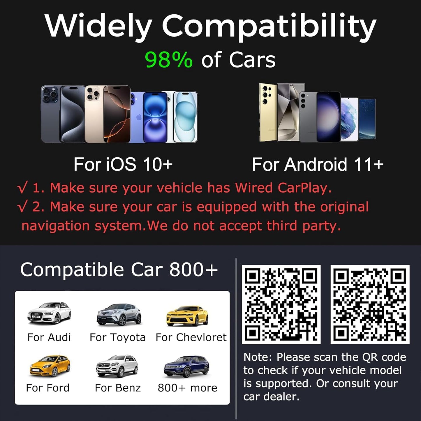 ConectaLibre CarPlay Adaptador Mini