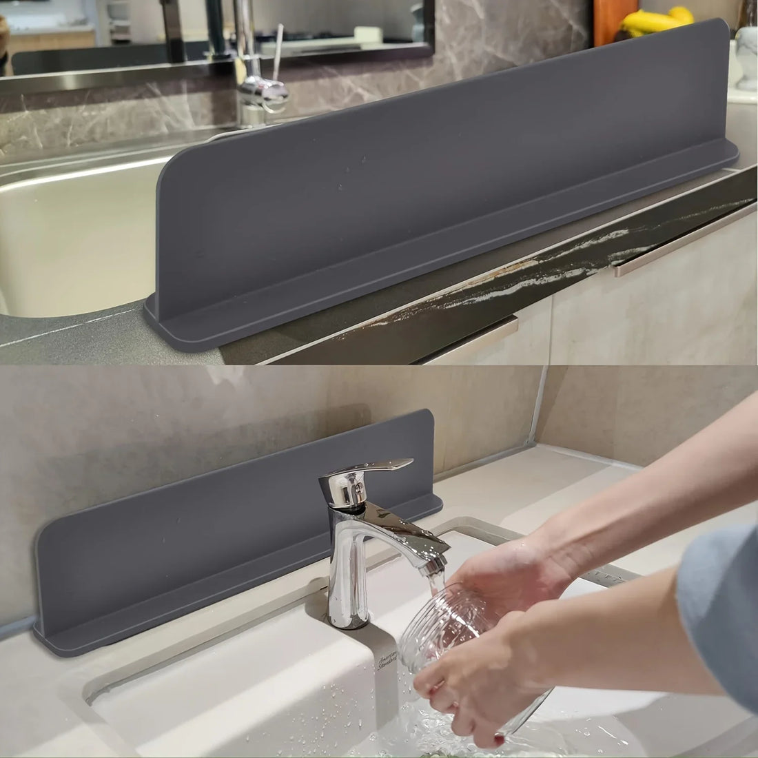 Cocina y baño más secos, sin estar pasando el trapo todo el tiempo