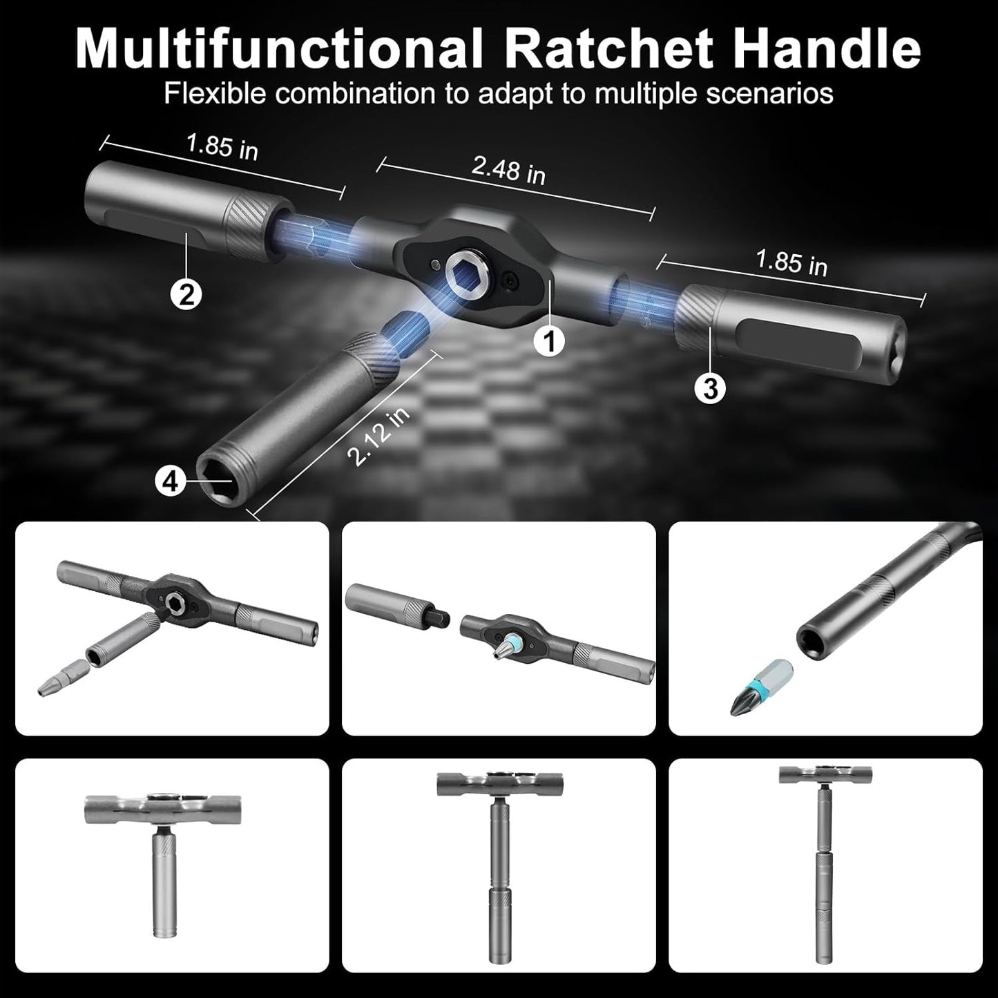Destornillador Ratchet 24 en 1