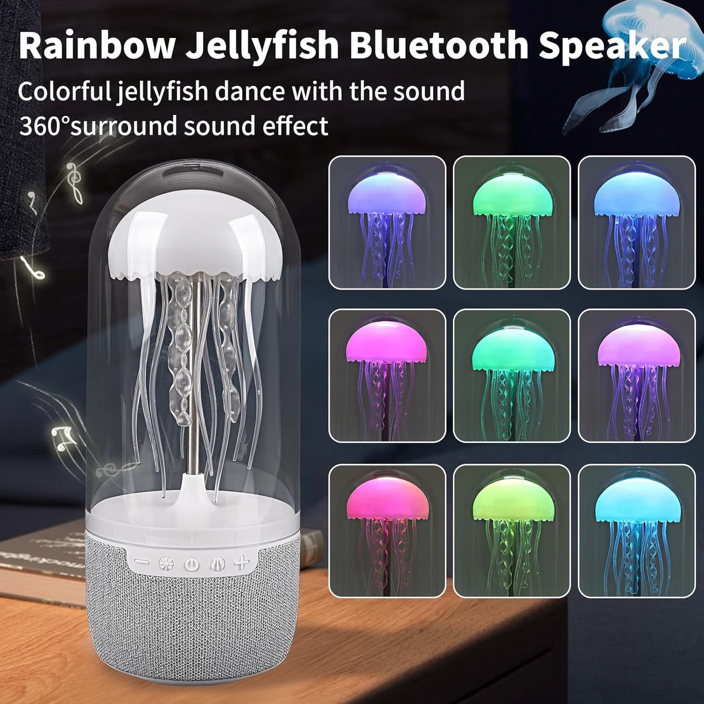 Lámpara Altavoz de Medusas