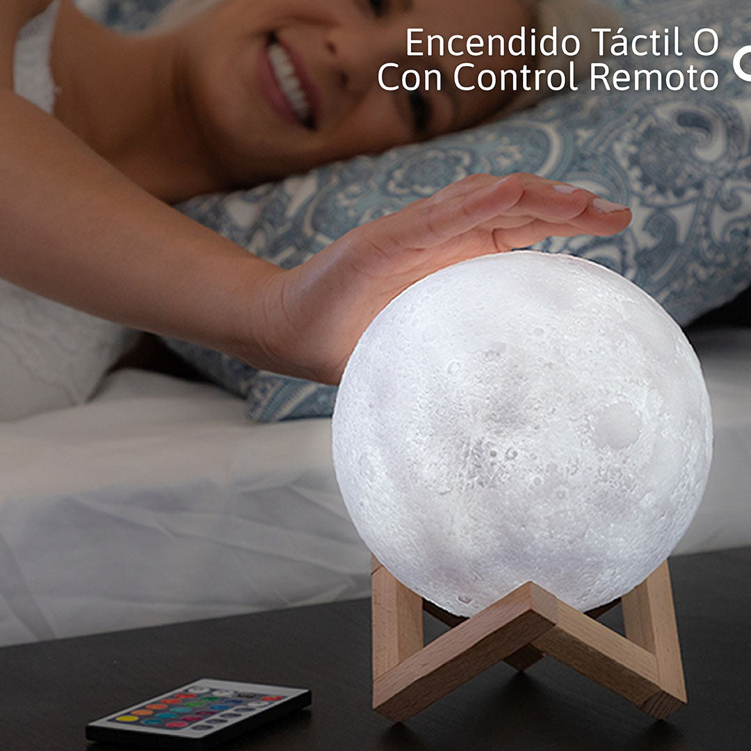 Lámpara de Luna 3D LED: Decoración Mágica y Ecológica