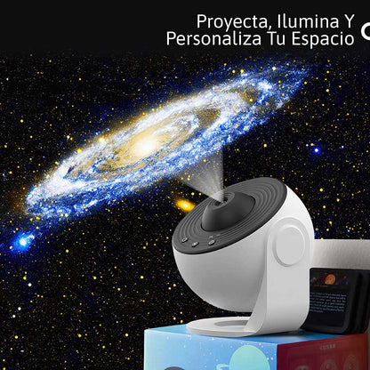 Lámpara Proyectora: Proyección Precisa de Galaxias