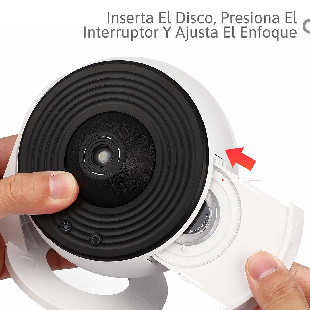 Lámpara Proyectora: Proyección Precisa de Galaxias