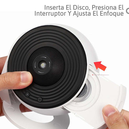 Lámpara Proyectora: Proyección Precisa de Galaxias