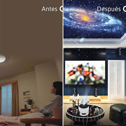 Lámpara Proyectora: Proyección Precisa de Galaxias