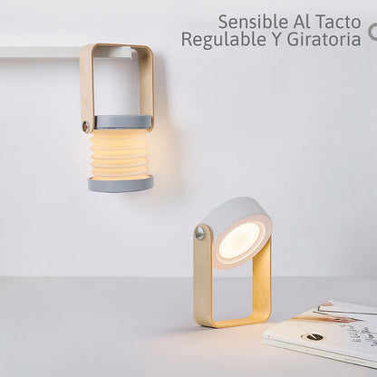 Lámpara Táctil de Acordeón: Iluminación con un Solo Toque